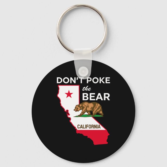 Porte-clés Dont Ke The Bear California Republic Design  (Recto)