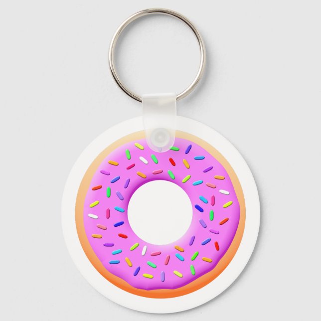 Porte-clés Donut With Sprinkles Drawing (Recto)