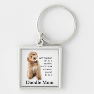 Porte-clés Doodle Chien Maman