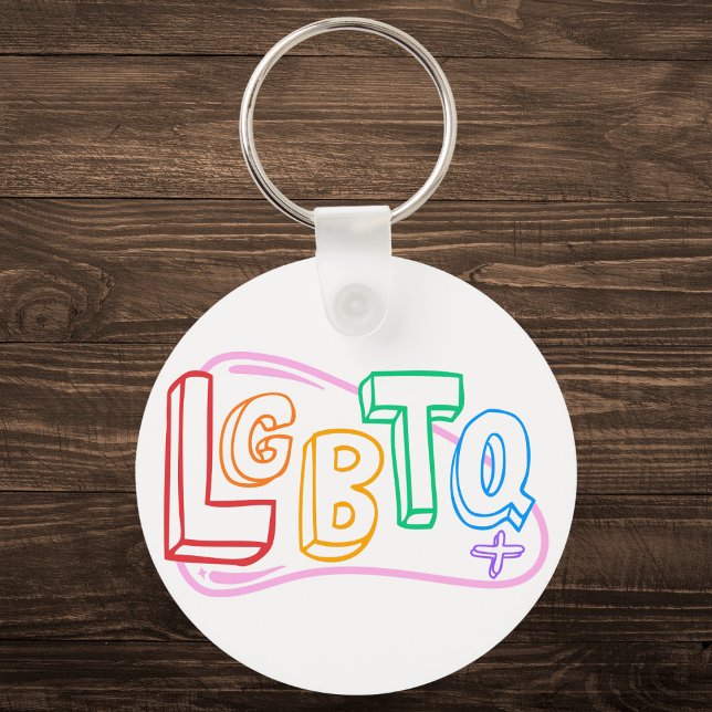 Porte-clés Doodle LGBTQ+ (Créateur téléchargé)