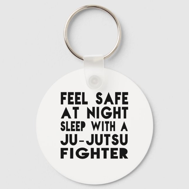 Porte-clés Dormir avec Ju-Jutsu Fighter Drôle Designs (Recto)