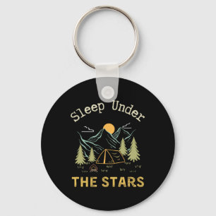 Porte-clés Dormir sous les étoiles ; Camping
