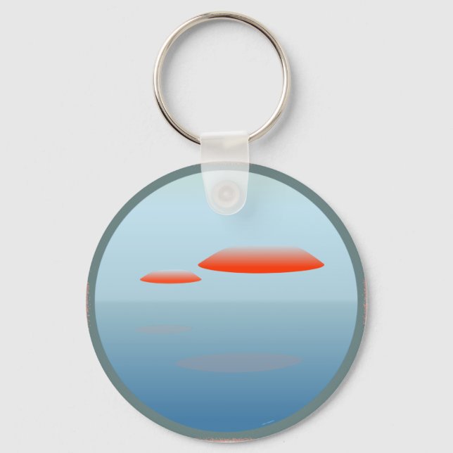 Porte-clés Dos Ovnis UFO (Recto)