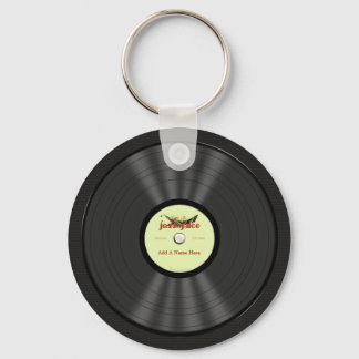 Porte-clés Dossier de vinyle de jazz personnalisé