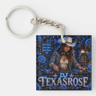 Porte-clés double face DJ TEXASROSE