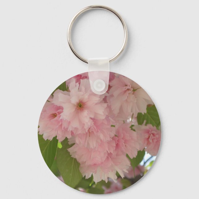 Porte-clés Double floraison cerisier II printemps fleuri (Recto)
