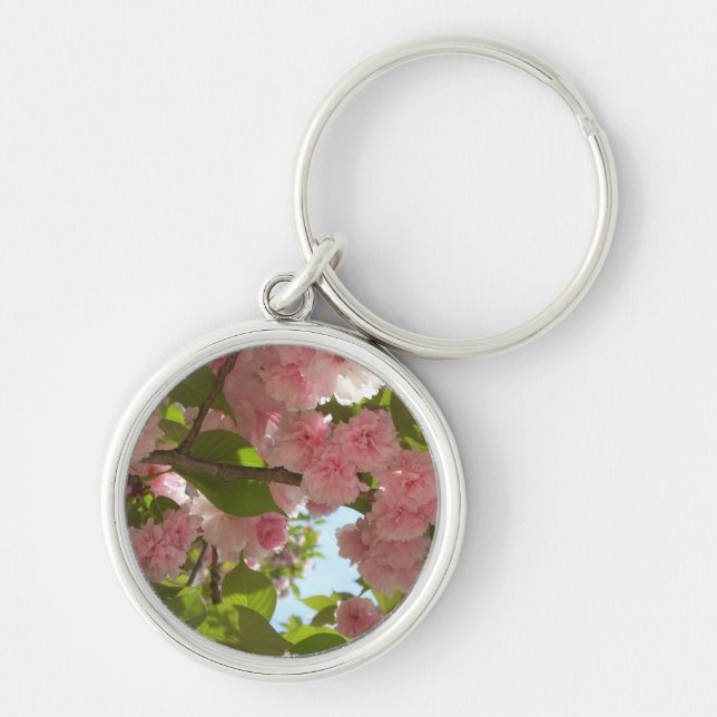 Porte-clés Double floraison cerisier III printemps fleuri (Devant)