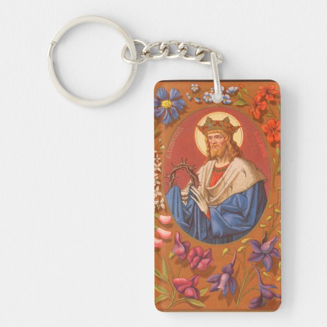 Porte-clés Double Image Saint Louis IX le Roi (PM 05) (Devant)