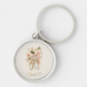 Porte-clés Douce Soirée de Ballet Rosé, personnalisé