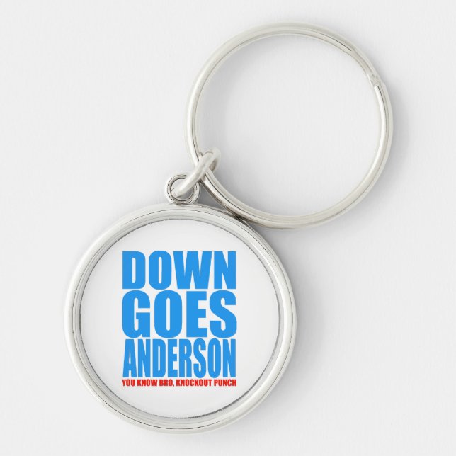 Porte-clés Down Goes Anderson (Devant)