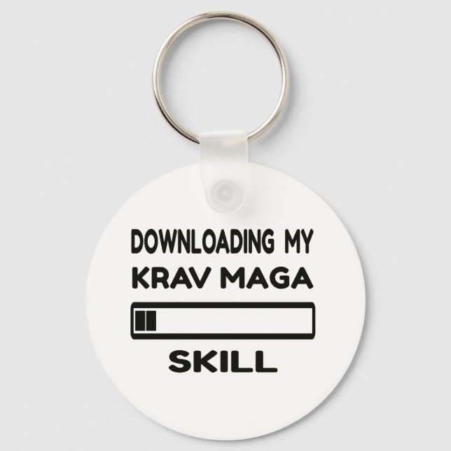 Porte-clés Downloading my Krav Maga skill (Recto)