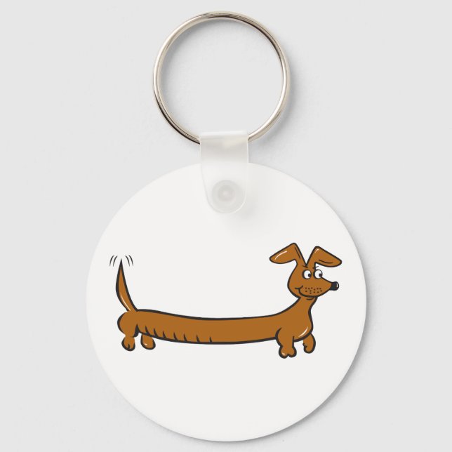 Porte-clés Doxie Dachshund (Recto)