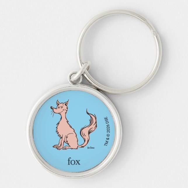 Porte-clés Dr. Seuss | Renard Rose (Devant)