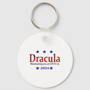 Porte-clés Dracula Election Sign - Drôle Halloween Et Humour