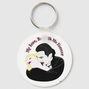 Porte-clés Dracula, mon amour, sois avec moi pour toujours
