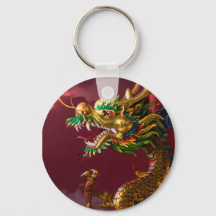 Porte-clés dragon chinois