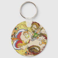 Dragon chinois et phoenix
