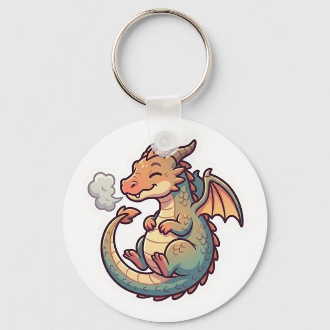 Porte-clés Dragon Cute Zodiac (Recto)