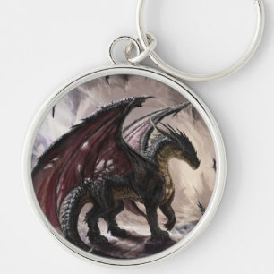 Porte-clés Dragon Dans La Caverne