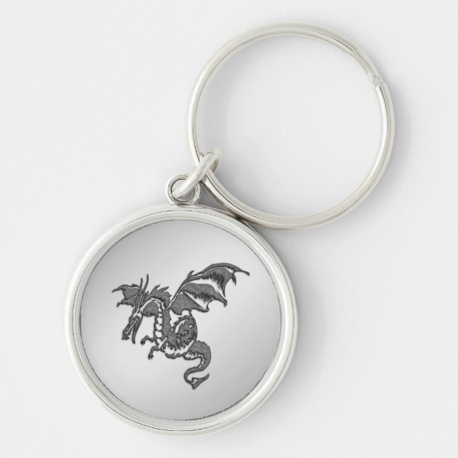 Porte-clés Dragon d'argent (Devant)