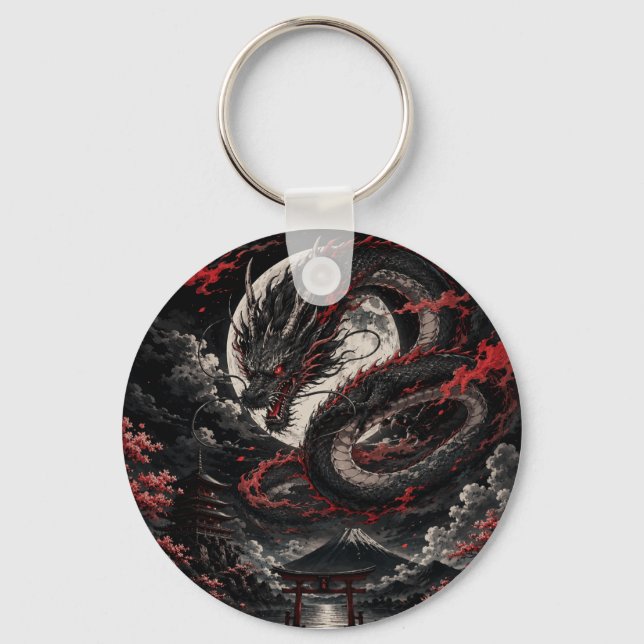 Porte-clés Dragon de la Lune de Sang (Recto)
