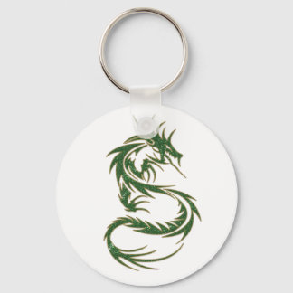 Porte-clés Dragon de tatouage vert