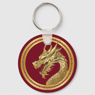 Porte-clés Dragon d'or