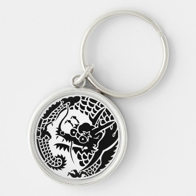 Porte-clés dragon du cercle de la secte Nichiren (Devant)