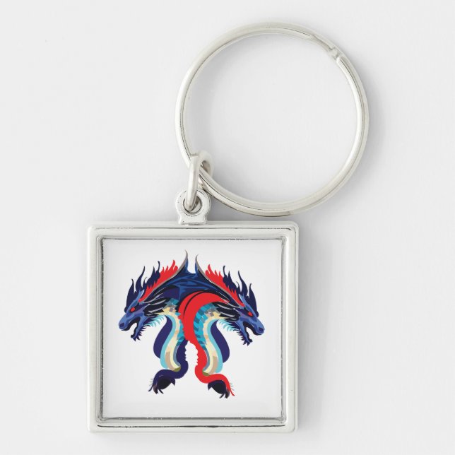 Porte-clés Dragon Fantastique Art Dragon  (Devant)