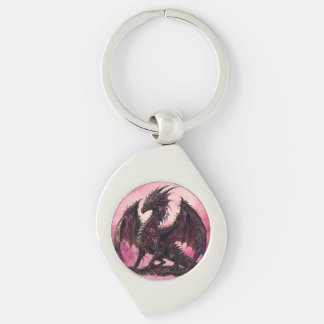 Porte-clés Dragon Fleur | Dragon Fantastique Botanique