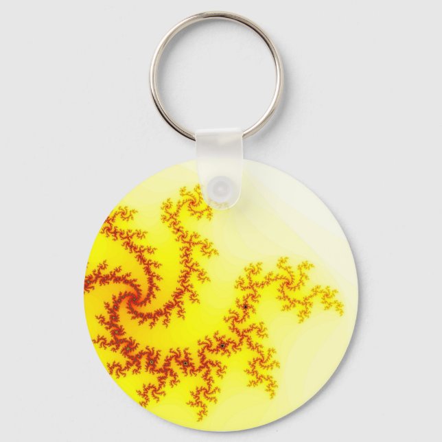 Porte-clés Dragon Jaune (Recto)