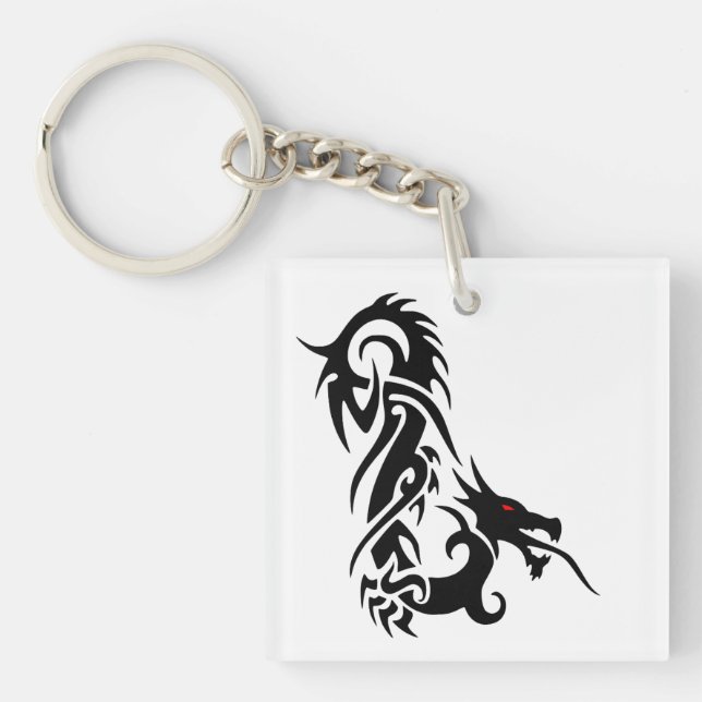 Porte-clés Dragon Tribal (Devant)