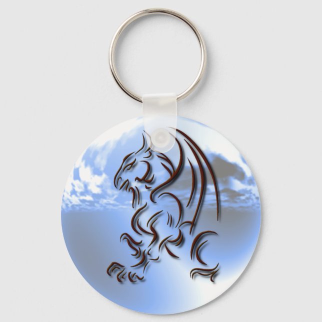 Porte-clés Dragon World Design Keychain (Recto)