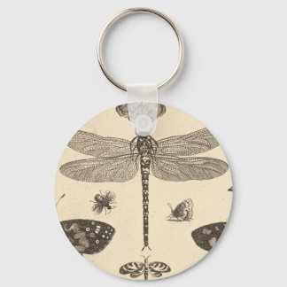 Porte-clés Dragonfly ( détail ) Art Vintage