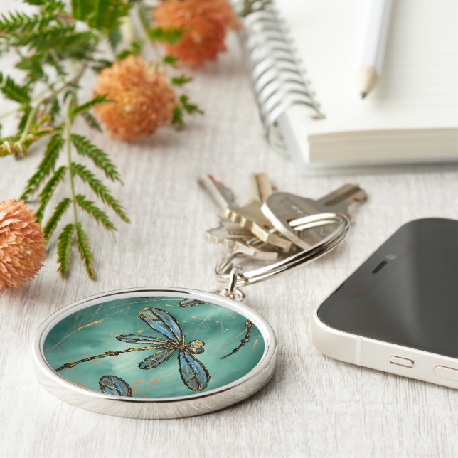 Porte-clés Dragonfly Flit Myrtle Green (Côté)