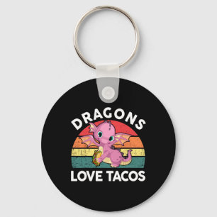 Porte-clés Dragons Love Taco Chemise Cinco Mayo Funny Mexicai