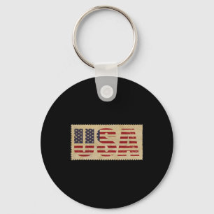 Porte-clés Drapeau 4 juillet Shirt Usa États-Unis Indépendant