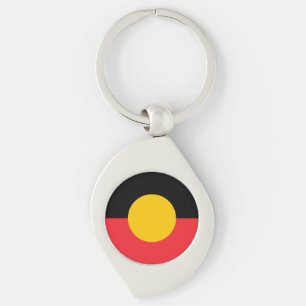 Porte-clés Drapeau aborigène australien