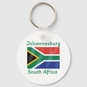 Porte-clés Drapeau Afrique du Sud de Johannesburg