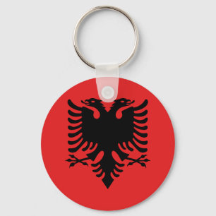 Porte-clés Drapeau albanais patriotique