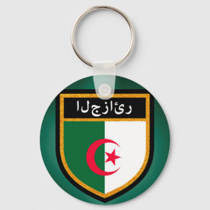 Porte-clés Drapeau Algérie