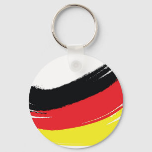 Porte-clés Drapeau allemand peint