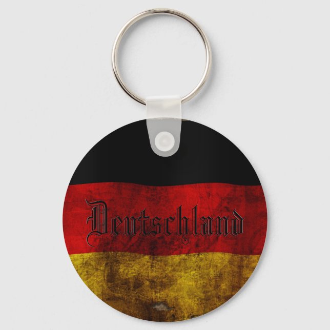 Porte-clés Drapeau allemand - Vintage... (Recto)