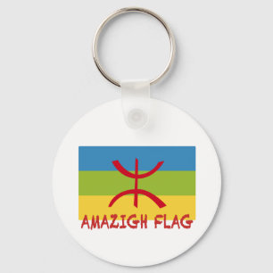 Porte-clés Drapeau Amazigh - Drapeau Amazigh Drapeau