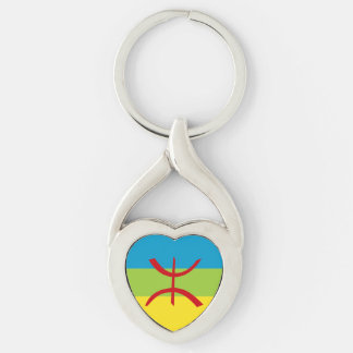 Porte-clés Drapeau Amazigh Drapeau Berber Drapeau Kabyles