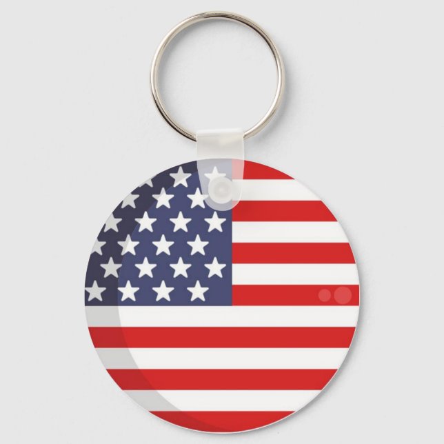 PORTE-CLÉS DRAPEAU AMERICA PRIME (Recto)