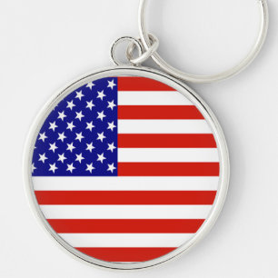 PORTE-CLÉS DRAPEAU AMÉRICAIN