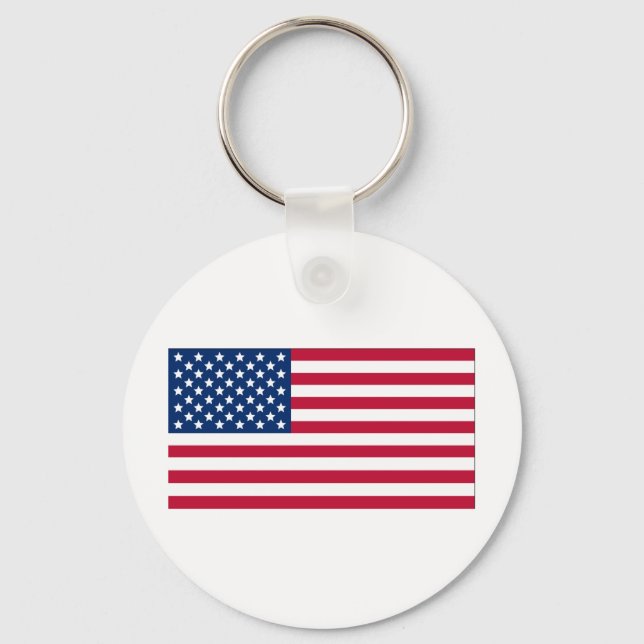 Porte-clés Drapeau Américain (Recto)