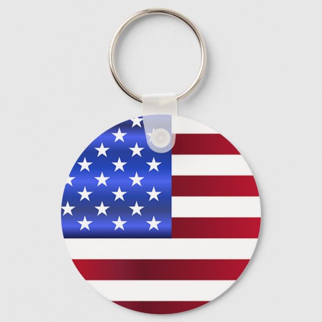 Porte-clés Drapeau américain (Recto)