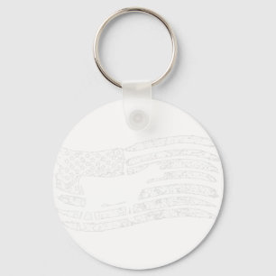 Porte-clés Drapeau américain